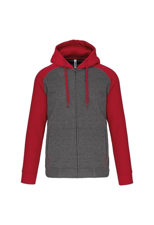 Grey Heather / Red - PA380.369