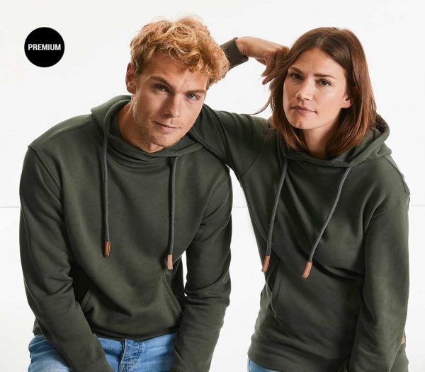 Sweatshirt com Capuz Orgânica Unissexo Premium, ideal para presente personalizado